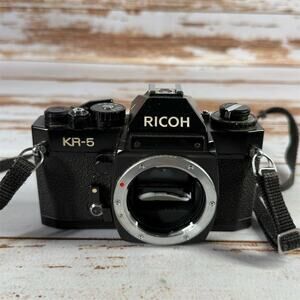 Ricoh KR-5 35mm SLR Film Camera Body Black Manual Focus